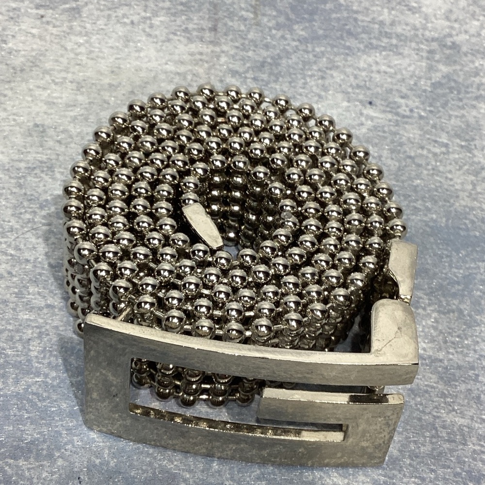 Guess Ball Chain Belt Flexible Y2K 38" Max - Picture 2 of 8
